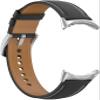 Bracelets Compatible with Google Pixel Watch 2 Leather Strap High-Quality Vintage Leather Replacement Strap Leather Strap Watch Strap for Men Women Elegant Replacement Leather Strap (Black), Leather, Leather view 2