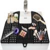 Bathroom Sink Cover for Counter Space, Silicone Foldable Sink Cover Convenient for Bathroom Makeup and Wash Up, Extra Bathroom Counter Space Mat for Organizer Hot Tools and Makeup Tools (Black) view 1