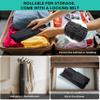 Bathroom Sink Cover for Counter Space, Silicone Foldable Sink Cover Convenient for Bathroom Makeup and Wash Up, Extra Bathroom Counter Space Mat for Organizer Hot Tools and Makeup Tools (Black) view 3