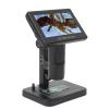 1000X Magnification, Lab Handheld Digital s with 5in Screen, 3 Lighting Modes, 8X Zoom, Double Focus Adjustment, 1080P HD for Soldering view 1