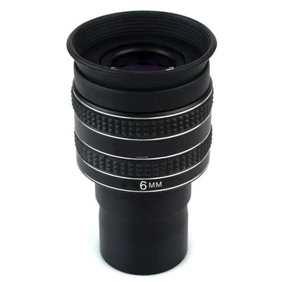Telescope Accessory Set Telescope Eyepiece 2.5mm/3.2mm/4mm/5mm/6mm/7mm/7.5mm/8mm/9mm 58 Degree Wide Angle 1.25 Inch Telescope Camera (Color : 6mm)