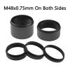 Telescope Accessory Set M48 Extension for Cameras and Eyepieces Length3/5/7/10/12/15/20/30mm M48x0.75 Metal Telescope Camera (Color : M48 10mm) view 4