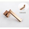 GROWBY Rose Gold Wall-Mounted Stainless Steel Hook Toilet Paper Holder Towel Bar Kitchen Facilities Hardware Bathroom Accessories,4 Piece Set view 4