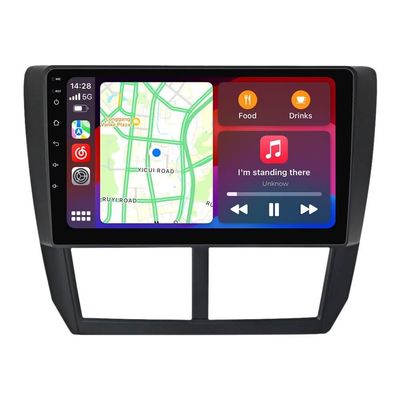 Stereo for Subaru Forester Impreza WRX 2008-2012, Biorunn 9 Inch GPS Radio Wireless Car-Play Android Auto Upgrade Dash Kit IPS Navi RDS Head Unit 2GB RAM 32GB ROM
