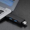 USB Hub 3 Port, USB Splitter Adapter with 1x USB 3.0 and 2X USB 2.0, USB 3.0 Data Hub, USB Distributor, USB Multiple Extension view 4
