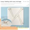 Solid Color Foldable Laptop Bed Desk Adjustable Laptop Bed Table White Portable Laptop Desk for Working Eating Writing Gaming Drawing view 3