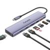 Getatek 10Gbps USB C Hub, USB-C Laptop Docking Station, 8in1 Triple Display Docking Station for Dell Hp Lenovo Surface Windows (Dual HDMI+ DisplayPort + PD3.0 100W +SD TF Card Reader +10GB USB Port) view 1