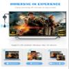 DARLYOR 4K 1080P Wireless Display Adapter, Cast PPT, Movies from i-Phone, Tablet, i-Pad, Laptop, PC to TV, Projector, Monitor - Wireless HDMI Screen Mirroring Dongle - Supports Airplay/Mircast/DLNA view 3