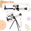 Ideal Swan Telescope for Kids 8-12, 20x 30x 40x, Starter Spyglass Compass view 4