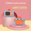 Andoer Instant Kids Photo Camera, 1080P 2.4" Instant Camera for Children 180 Rotatable with Paper Rolls 32GB Memory Card and Stickers, Festival Birthday Gift view 4