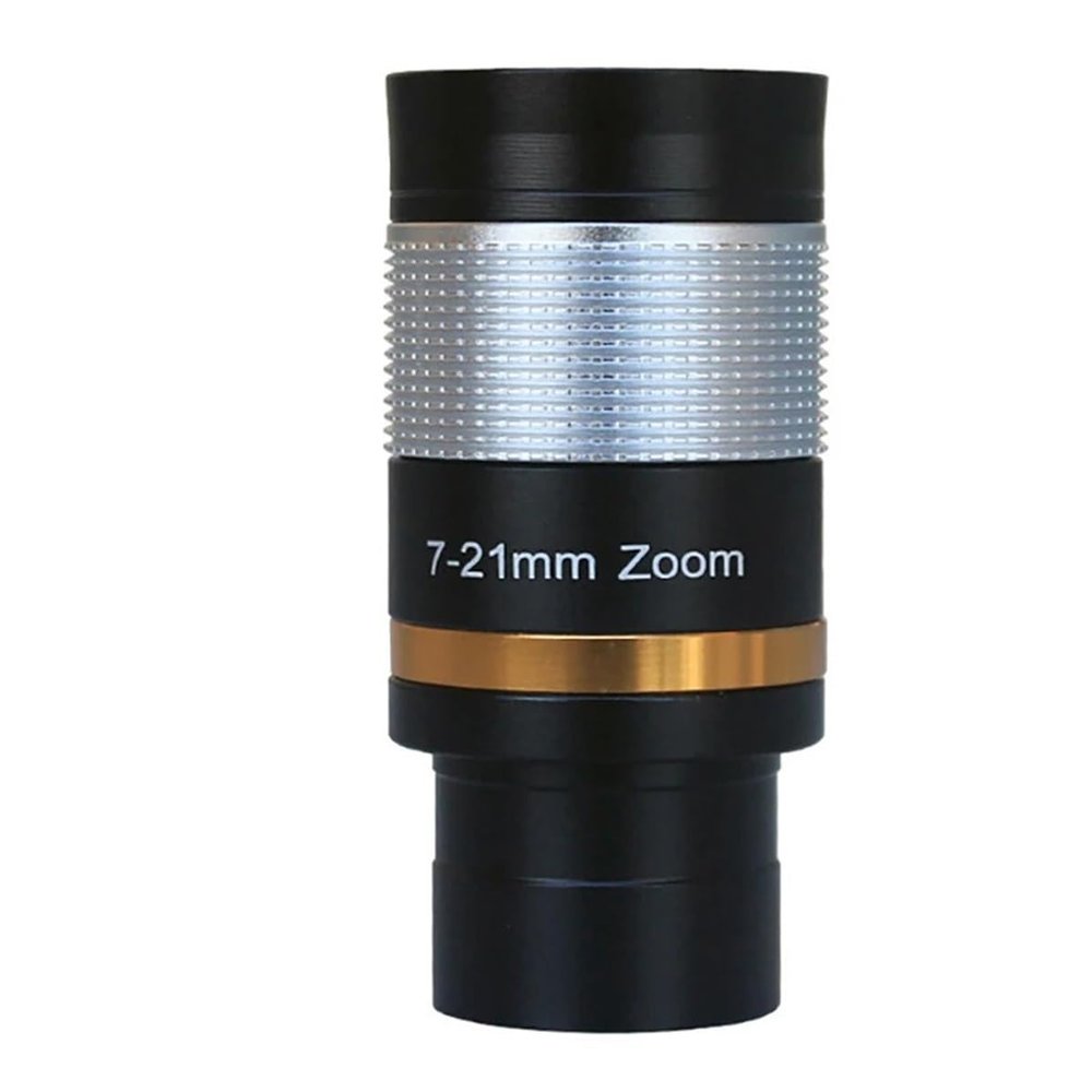 Artsim Telescope Accessory Set Broadband Green Astronomical Telescope Accessories 1.25"" 7-21 8-24mm Metal Continuous Zoom Telescope Camera (Color : 7-21mm)