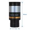 Artsim Telescope Accessory Set Broadband Green Astronomical Telescope Accessories 1.25"" 7-21 8-24mm Metal Continuous Zoom Telescope Camera (Color : 7-21mm) view 2