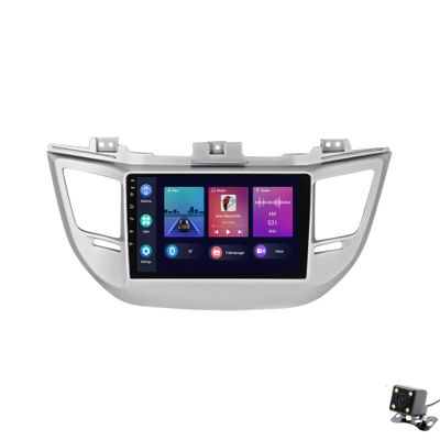 ADMLZQQ Android 11 Head Unit 2 Din Car Stereo Sat Nav for Hyundai Tucson 2014-2018 Radio GPS Navigation 9'' MP5 Multimedia Video Player FM Receiver Support 4G SIM 5G WiFi SWC,Y2 2+32g