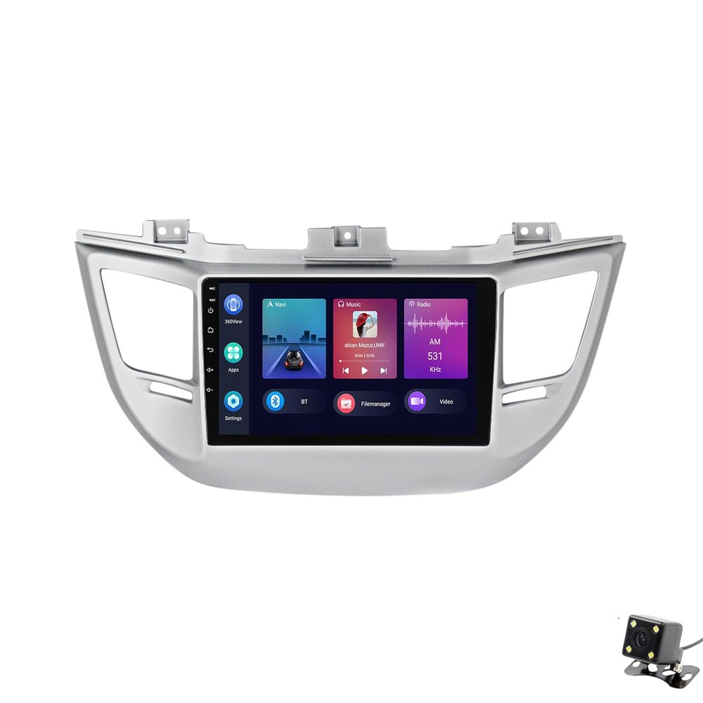 ADMLZQQ Android 11 Head Unit 2 Din Car Stereo Sat Nav for Hyundai Tucson 2014-2018 Radio GPS Navigation 9'' MP5 Multimedia Video Player FM Receiver Support 4G SIM 5G WiFi SWC,Y2 2+32g