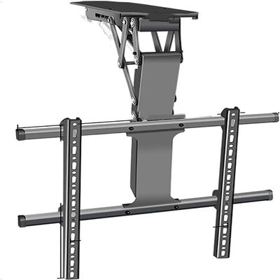 LXXW Electric TV Ceiling Mount Tilt and Swivel TV Mount for 32-70 inch Screens, Folding Motorized Sloping Roof Mount for Most TVs