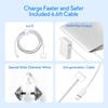 140W USB C Charger Power Adapter, Mag 3 PD 3.1 Cable for Mac Book pro 14-16inch 2021 2023 M1 M2 M3, Mac Book Air 13-15inch 2022 2023 2024 M2 M3, Include 6.6ft 5A Braided Cable view 2