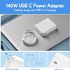 140W USB C Charger Power Adapter, Mag 3 PD 3.1 Cable for Mac Book pro 14-16inch 2021 2023 M1 M2 M3, Mac Book Air 13-15inch 2022 2023 2024 M2 M3, Include 6.6ft 5A Braided Cable view 4