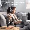 UPERGO Walnut Headphone Stand, Wood Headset Stand for Desk, Universal Headphone Holder with Storage Base for Gaming, Airpod max, Bose,Razer view 4