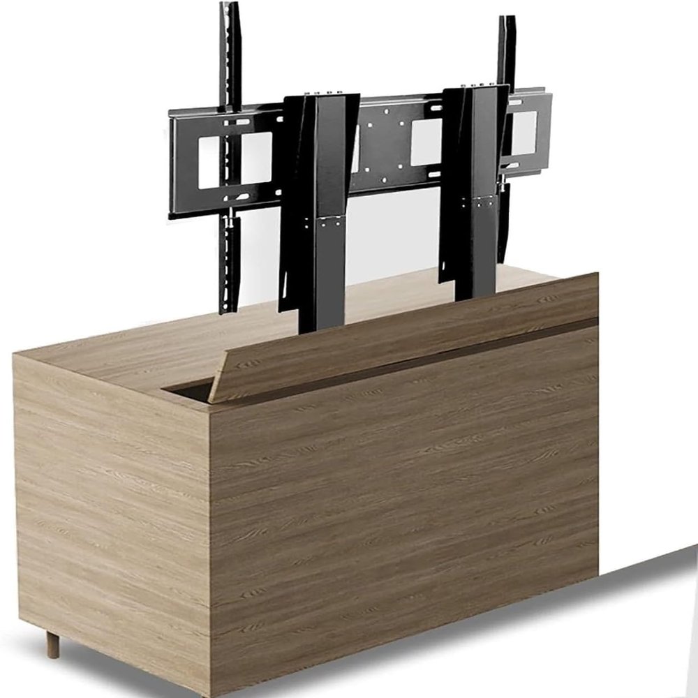 LXXW Adjustable Ceiling TV Mount Bracket,Motorized Tv Mount - Electric TV Lift with Remote for Most TVs