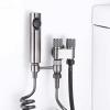 Handheld Bidet Sprayer for Toilet , Stainless Steel Sprayer Attachment for Feminine Wash and Double Switch Independent Control Bidet Attachment for Toilet , great for Feminine Wash , Cloth Diaper view 4