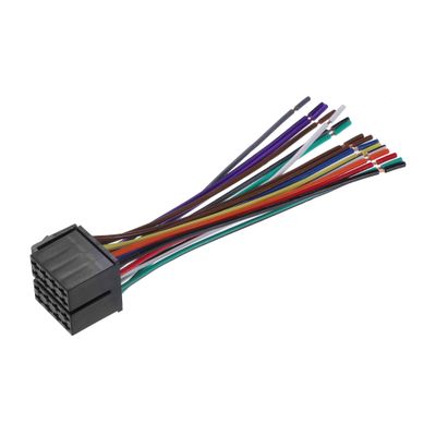 A ABSOPRO Stereo CD Player Radio Wiring Harness Wire Harness for Audi 1988-2007 Plastic Metal Assorted Color
