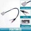 A ABSOPRO Stereo CD Player Radio Wiring Harness W/Antenna Adapter 2 Pin Wire Harness for Infinit 2010-2014 view 3