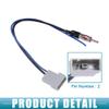 A ABSOPRO Stereo CD Player Radio Wiring Harness W/Antenna Adapter 2 Pin Wire Harness for Infinit 2010-2014 view 4