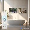 SYLVOX 24'' Smart TV Bathroom Magic Mirror Waterproof LED TV 1080P 500NITS High Brightness Dual Front Speakers Wall mounting Suitable for Bathrooms,Hotels,Saunas view 2