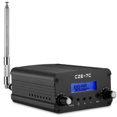 Aupabu FM Transmitter for Church, 1w Long Range Stereo Broadcast