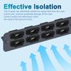 25 MPO Black Fiber Optical Coupler Key Up to Key Down 8/12/24 Core Adapter view 2