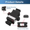 25 MPO Black Fiber Optical Coupler Key Up to Key Down 8/12/24 Core Adapter view 4