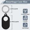 Tyanuzz Smart Tag 2 Case Compatible with Samsung Smarttag2, 4 Pack Silicone Protective Cover for Samsung Galaxy Smart Tag 2 with Keychain, Anti-Lost GPS Tracker Holder for Keys, Pets, Luggage view 2