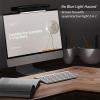 KEULEN Monitor Fan, Clip-On Computer Fan with LED Light, Infinitely Adjustable Speed, Adjustable Air Outlet 45, Adjustable Brightness and Color Temperature, for Office Laptops, Desktop PC view 3