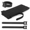 Nettbe Reusable Cable Ties, 60 PCS 8 Inches Adjustable Cord Straps Wire Organizer Cord Wrap and Hook Loop Cable Management view 1