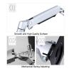 GLigeT Monitor Arm Gas Wall Mount Monitor Bracket Arm Aluminum Ultra Long Mechanical Spring Arm Monitor Support Full Motion Monitor Holder Mount Bracket, Silver Monitor Desk Mount view 3