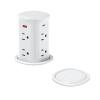 Pop up Outlet for Countertop,3.15-inch Hole Desk Grommet Power,8 Outlets 4 USB,20W USB C Fast Charging,Kitchen Island Pop Up Electrical Outlet view 1