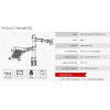 GLigeT Monitor Arm Gas Dual Arm Laptop & Monitor Stand, Full Motion Height Adjustable Arms, Mount 11-15.6" Laptop and 10-27" Monitor, Hold Up to 22lbs/arm Monitor Desk Mount view 2