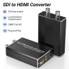 MISOTT SDI to HDMI Converter with Loop Out, 1080P HDMI Adapter - Compatible with 3G/HD/SD-SDI, Auto Format Detection and Audio De-embedder view 2
