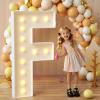 imprsv Marquee Letters, 4FT Light Up Letters F with Light for Party Decor view 1