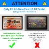 BPQOJB for All-New Fire HD 10 Tablet Case (13th Generation 10.1 inch 2023 Release) with Adjustable Stand & Auto Wake/Sleep Feature Smart Protect Cover Case - Dandelion view 2
