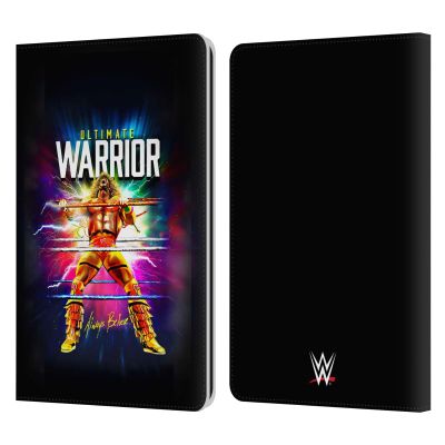 Head Case Designs Officially Licensed WWE Retro Blast The Ultimate Warrior Leather Wallet Case Compatible with Kindle Paperwhite 1/2 / 3