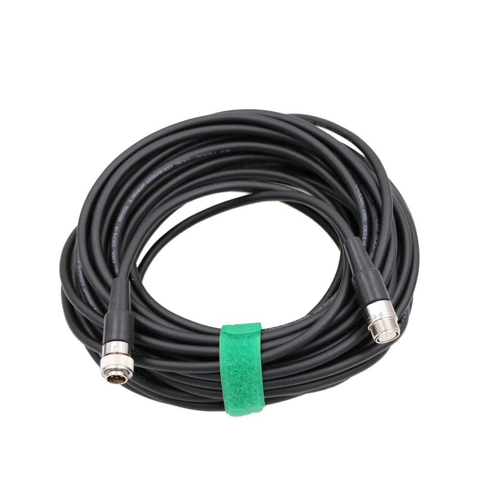 HangTon Zoom Cable Extension for Canon Fujinon VariZoom Controller Lens Grip Angenieux, 8 Pin Male to 8 Pin Female 50M