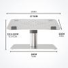 GLigeT Monitor Desk Aluminum Alloy Laptop Stand Height-Adjustable Laptop Base 11"-15.6" Laptop Desktop Stand with Cooling Holes and Non-Slip Mat Monitor Stand view 2
