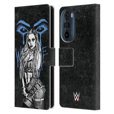 Head Case Designs Officially Licensed WWE Watch Me Liv Liv Morgan Leather Book Wallet Case Cover Compatible with Motorola Edge 30