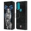 Head Case Designs Officially Licensed WWE Watch Me Liv Liv Morgan Leather Book Wallet Case Cover Compatible with Motorola Moto G71 5G view 1