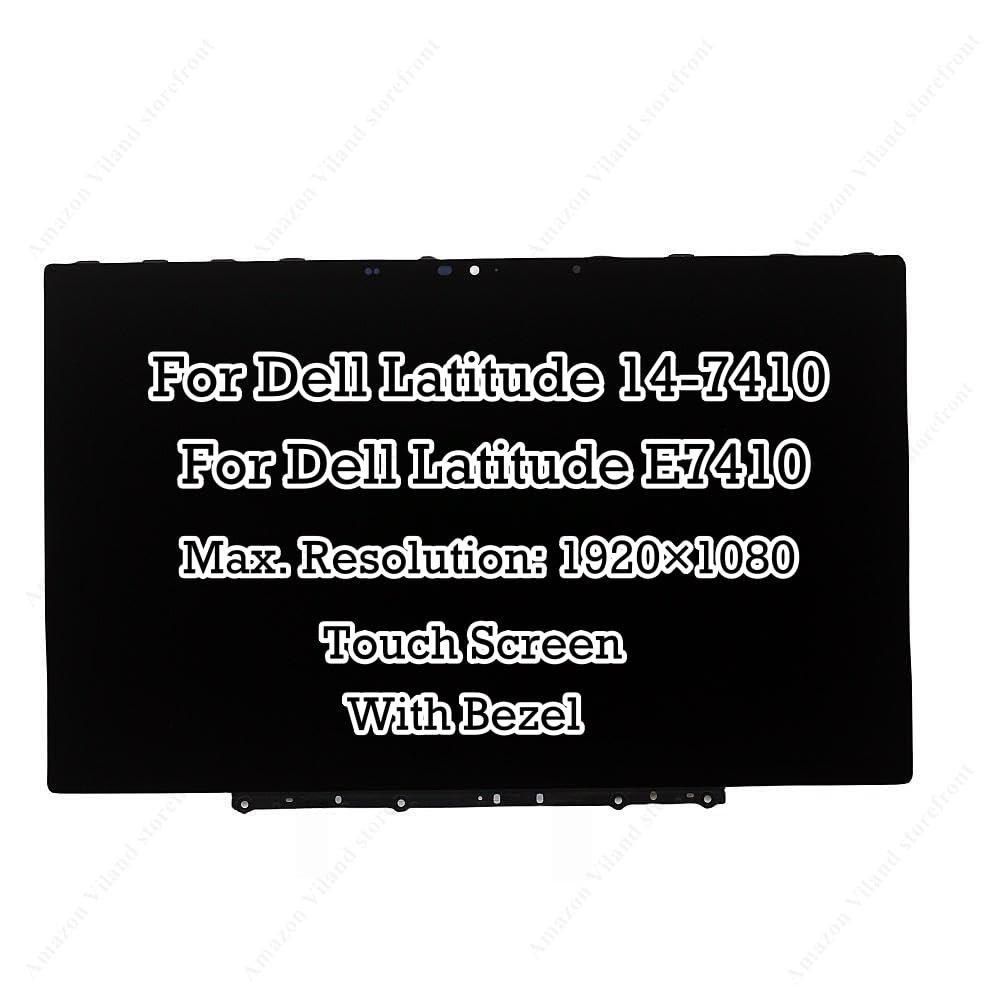 14" Replacement for Dell Latitude 7410 2-in-1 1920x1080 FHD LCD LED Touch Screen Digitizer Display Assembly 0M9HV