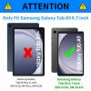 BPQOJB for Samsung Galaxy Tab A9 Case with Adjustable Stand & Auto Wake/Sleep Feature Smart Protect Cover Case for Samsung Galaxy Tab A9 8.7 inch 2023 - Purple Rose and Blue Butterfly view 2