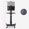 GLigeT Monitor Desk Monitor Mobile Cart 15""-34"" Floor-Standing Monitor Mounting Bracket Height-Adjustable Monitor Stand with Wheels and Keyboard Bracket Monitor Stand (Size : B), yuqing2022 view 3