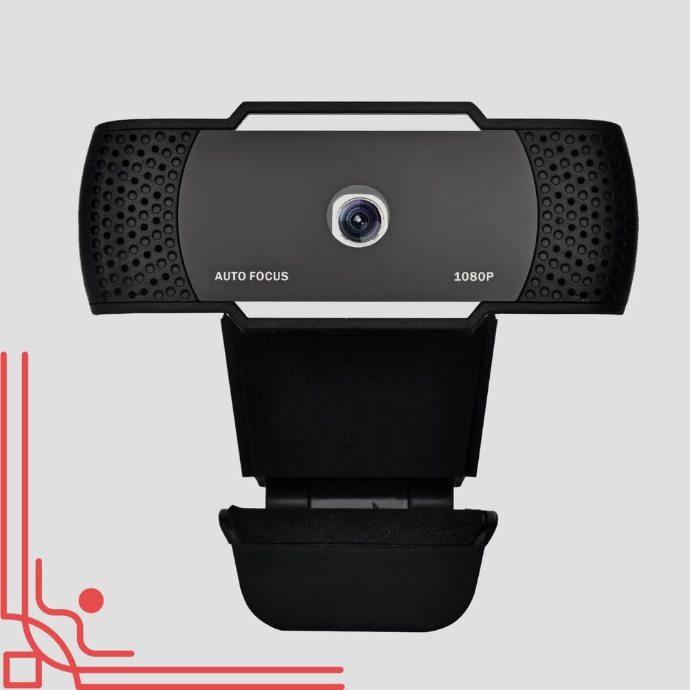 Anivia 1080P Webcam for PC Computer Camera Built-in Noise Canceling Microphones, Low-Light Correction, Works with Microsoft Teams, Zoom, Google Voice, Mac/Laptop/MacBook/Tablet-1