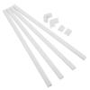 DOITOOL 1set Cable Hider for Wall-Mounted Tvs Easy Installation Cord Fire-Resistant for Clean and Organized Spaces Versatile view 1